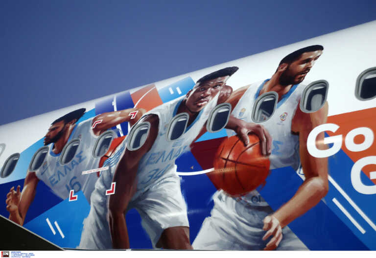 Εθνική ομάδα Μπάσκετ: Έξι διεθνείς απεικονίζονται στο νέο αεροπλάνο της Εθνικής