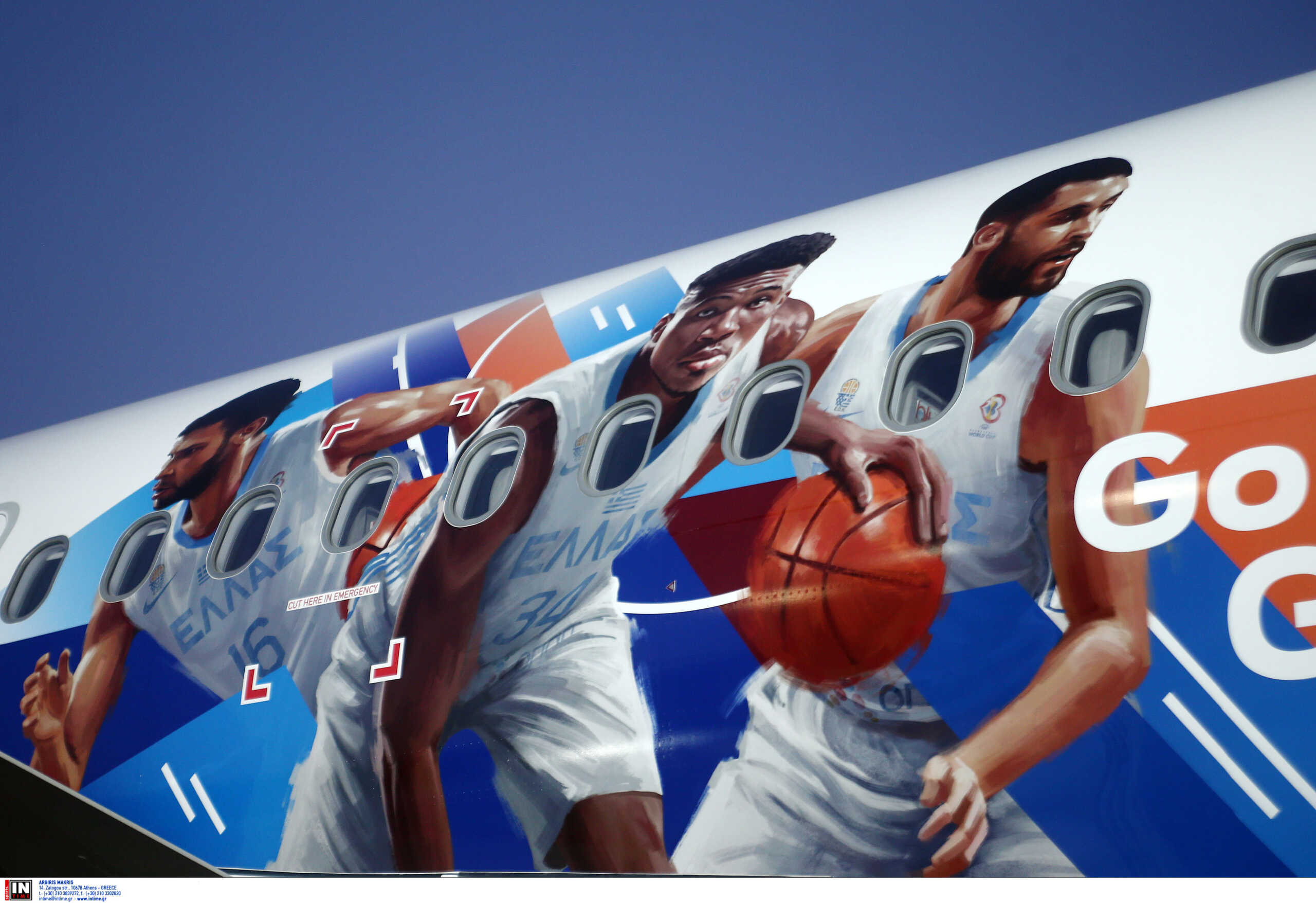Εθνική ομάδα Μπάσκετ: Έξι διεθνείς απεικονίζονται στο νέο αεροπλάνο της Εθνικής