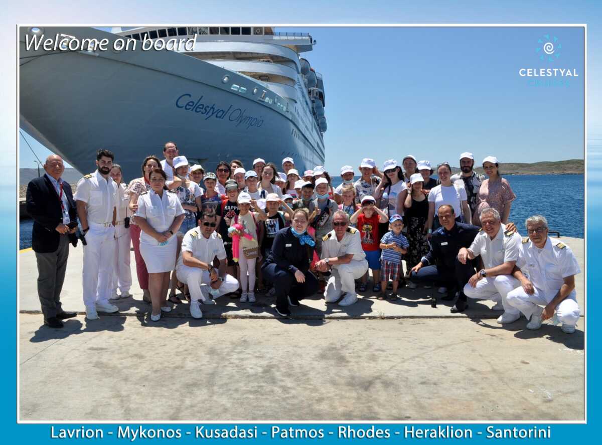 Celestyal Cruises: Φιλοξενεί παιδιά από την Ουκρανία και στηρίζει την «Κιβωτό του Κόσμου»