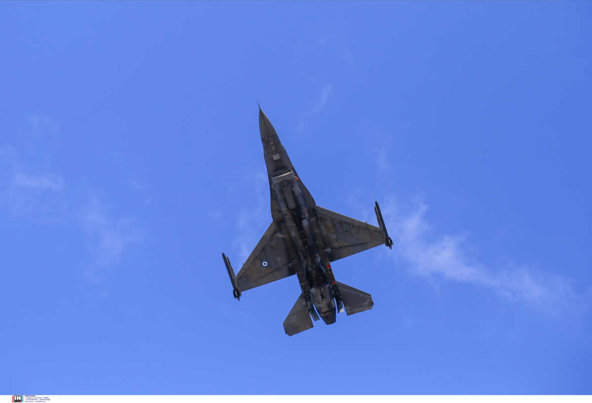 Νέα υπέρπτηση από την Τουρκία: F-16 πέταξαν πάνω από τη Ζουράφα