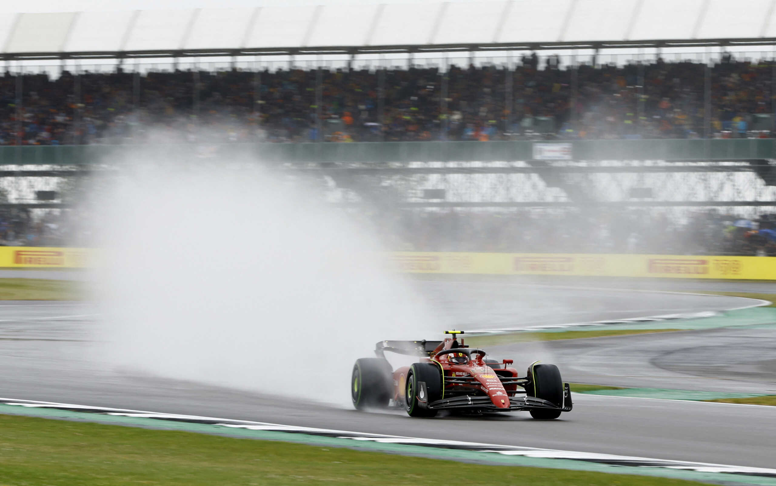 Formula One F1 - British Grand Prix - Silverstone Circuit, Silverstone, Britain - July 2, 2022 Ferrari's Carlos Sainz Jr. during qualifying REUTERS