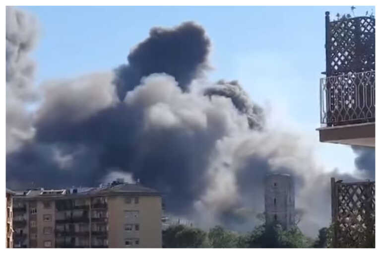 Φωτιά σε πάρκο στη Ρώμη – Προληπτική εκκένωση πολυκατοικιών μετά από εκρήξεις