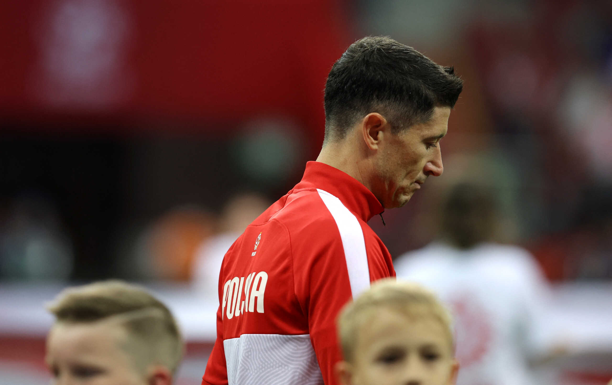 Soccer Football - UEFA Nations League - Group D - Poland v Belgium - PGE Narodowy, Warsaw, Poland - June 14, 2022 Poland's Robert Lewandowski before the match REUTERS