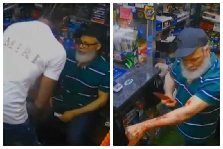 Βίντεο - σοκ: Υπάλληλος μαχαιρώνει πελάτη για ένα... σακουλάκι πατατάκια