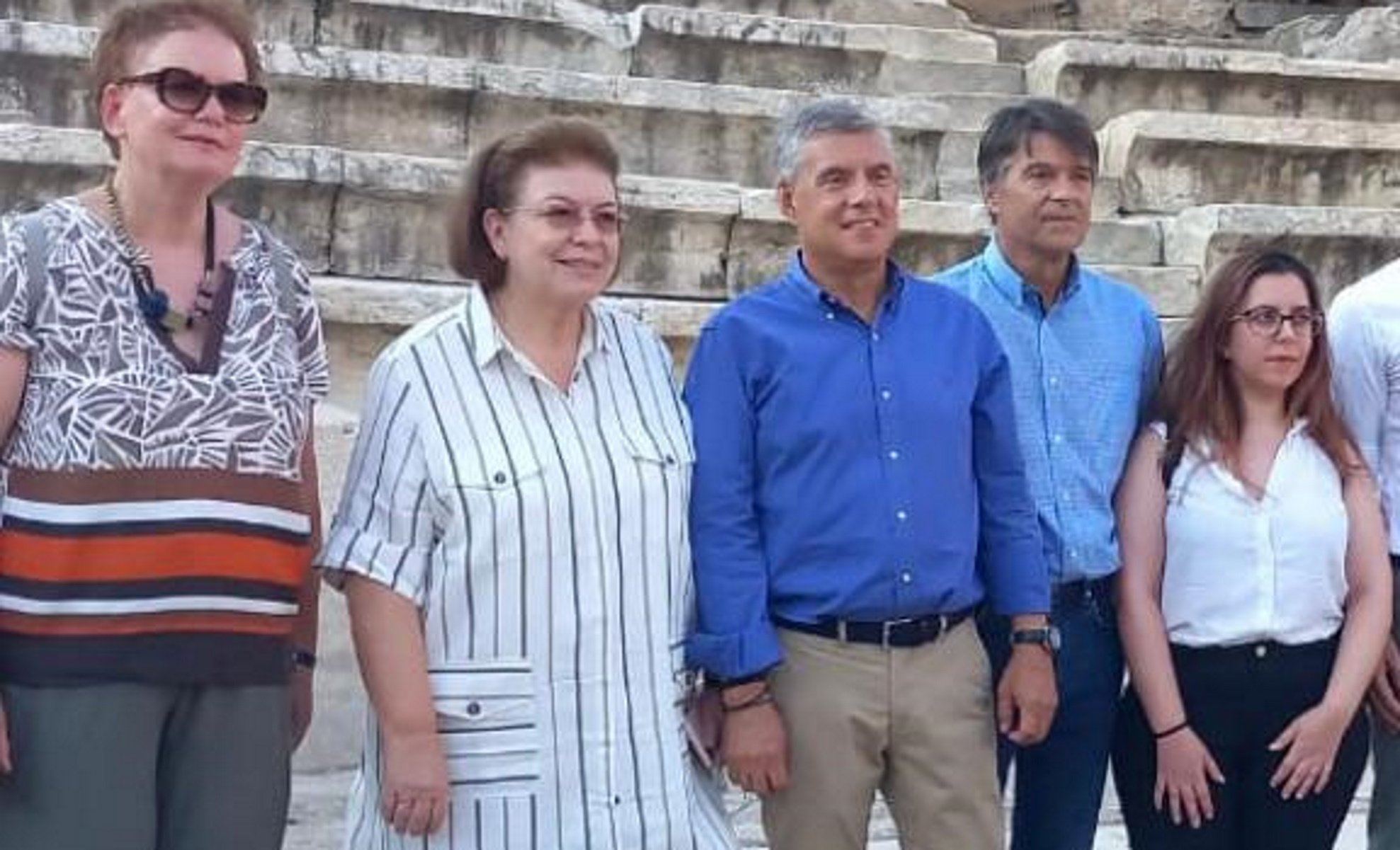 Λίνα Μενδώνη στη Λάρισα: Ολοκληρώνεται η αποκατάσταση του Αρχαίου Θεάτρου