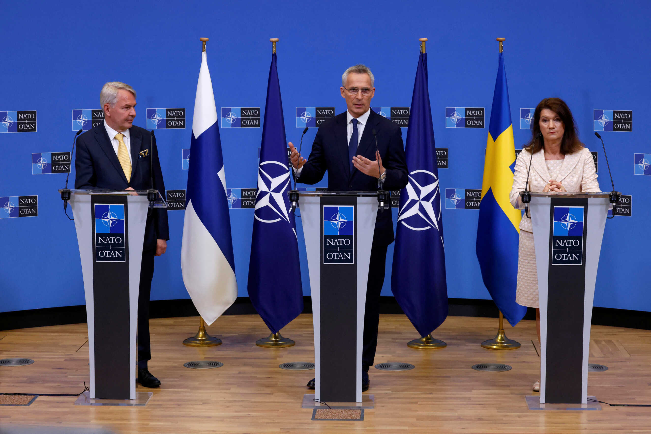 Στόλτενμπεργκ: Φινλανδία και Σουηδία θα συμμετέχουν πλέον στις συζητήσεις του ΝΑΤΟ