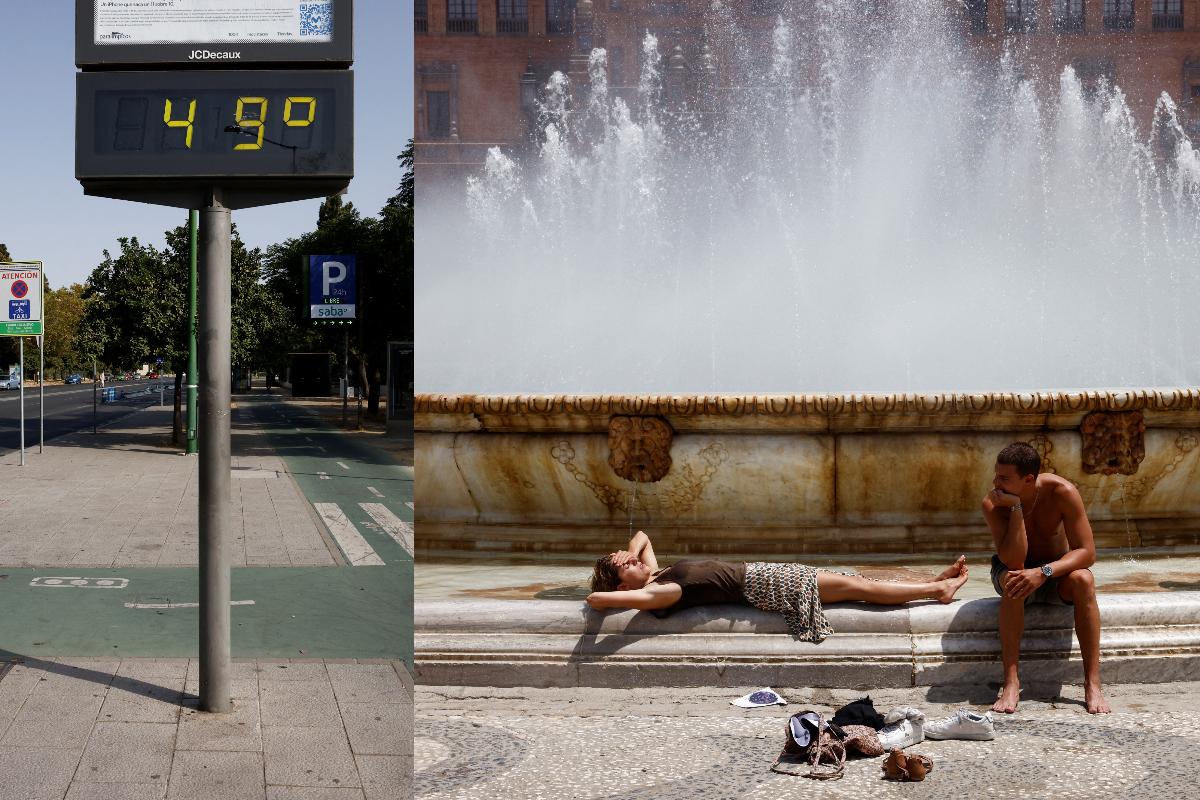 Βόρεια μετακινείται καύσωνας που «πολιορκεί» την Ευρώπη – «Λιώνει» με ακραίες θερμοκρασίες η Ισπανία