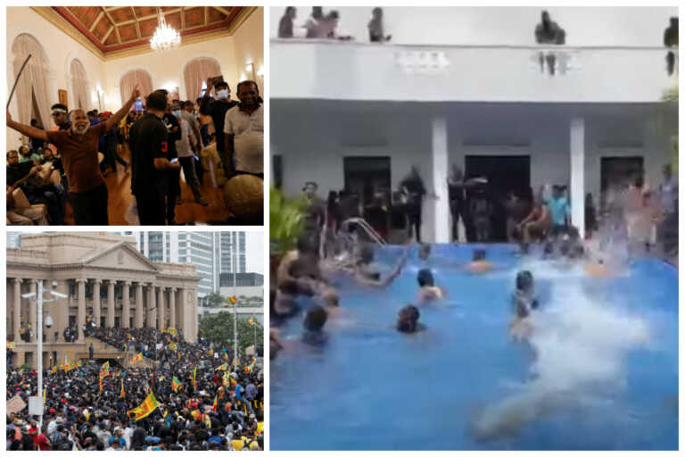 Τέλος στην κατάληψη των δημόσιων κτιρίων στη Σρι Λάνκα από τους διαδηλωτές - Στη Σιγκαπούρη ο πρόεδρος Ρατζαπάξα