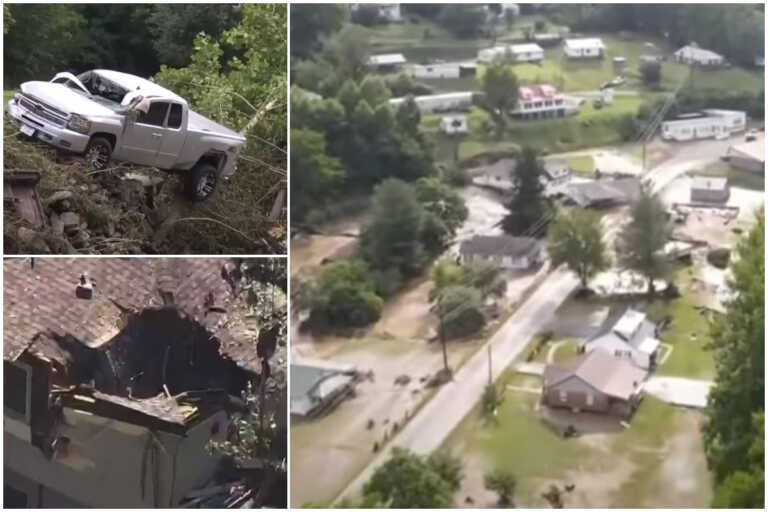 Σαρωτική πλημμύρα στην Βιρτζίνια - Πάνω από 40 αγνοούμενοι