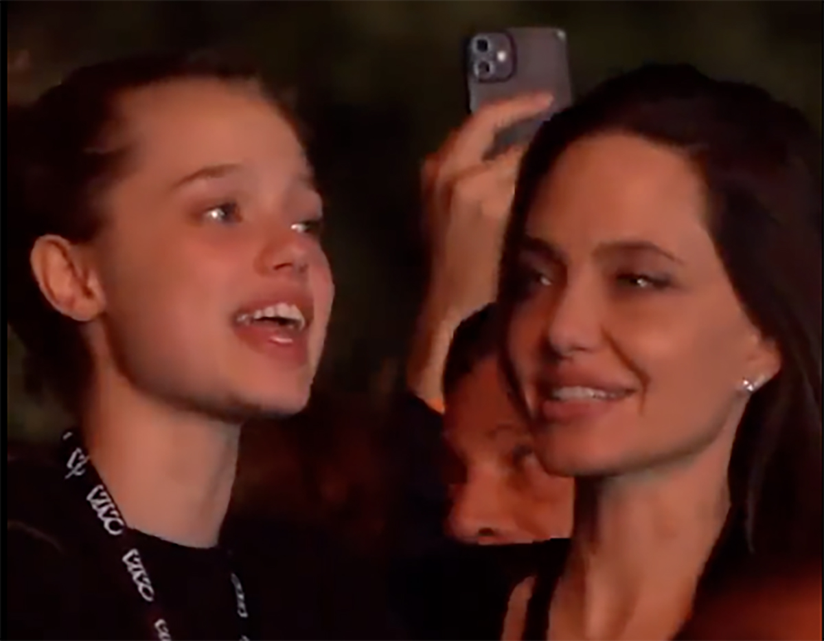 Και η Angelina Jolie ήταν στην κορονοσυναυλία των Maneskin