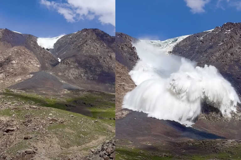 Τρόμος από χιονοστιβάδα στο Κιργιστάν – Ορειβάτης καταπλακώθηκε ενώ βιντεοσκοπούσε