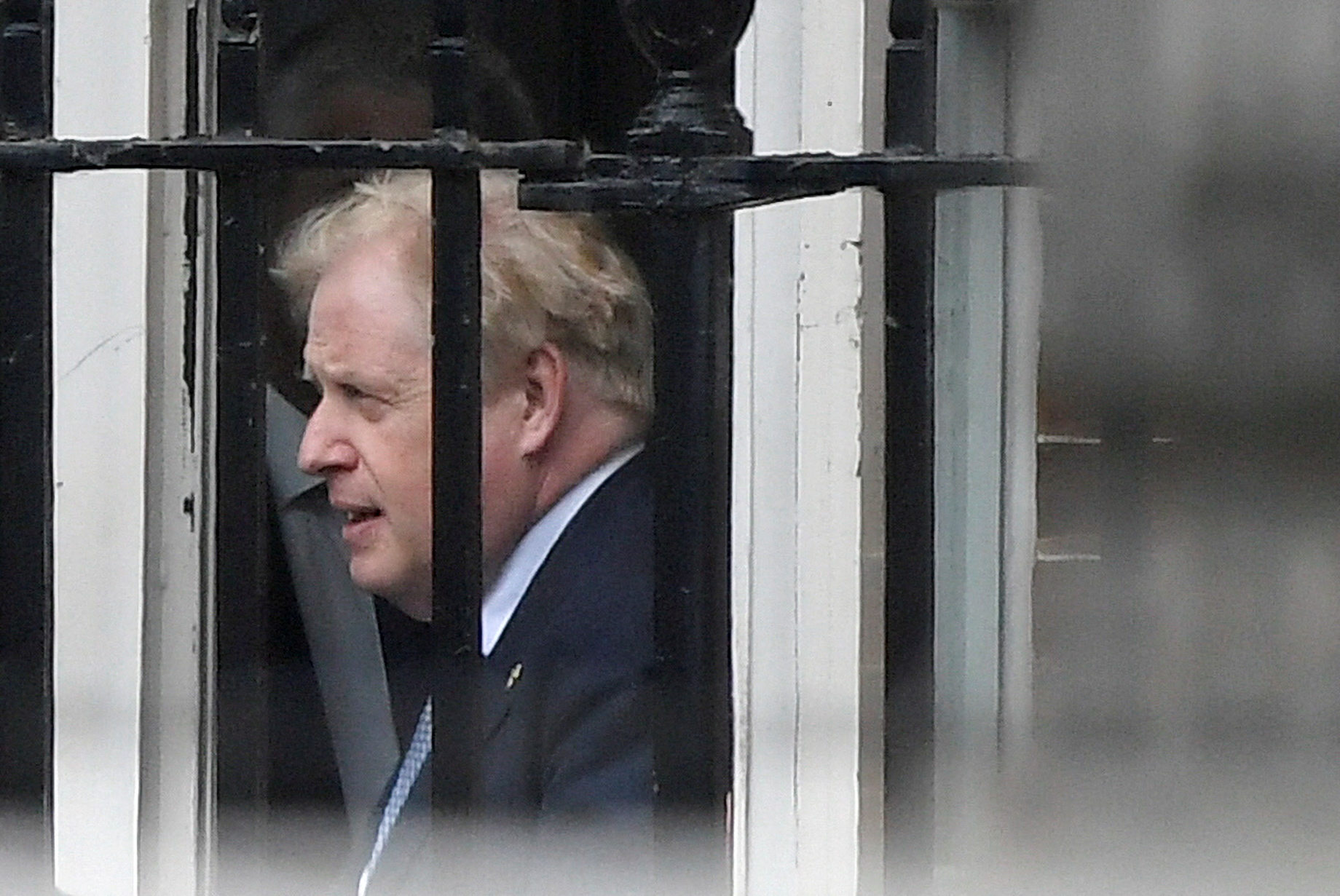 FILE PHOTO: British Prime Minister Boris Johnson leaves from the back entrance of Downing Street in London, Britain June 6, 2022. REUTERS
