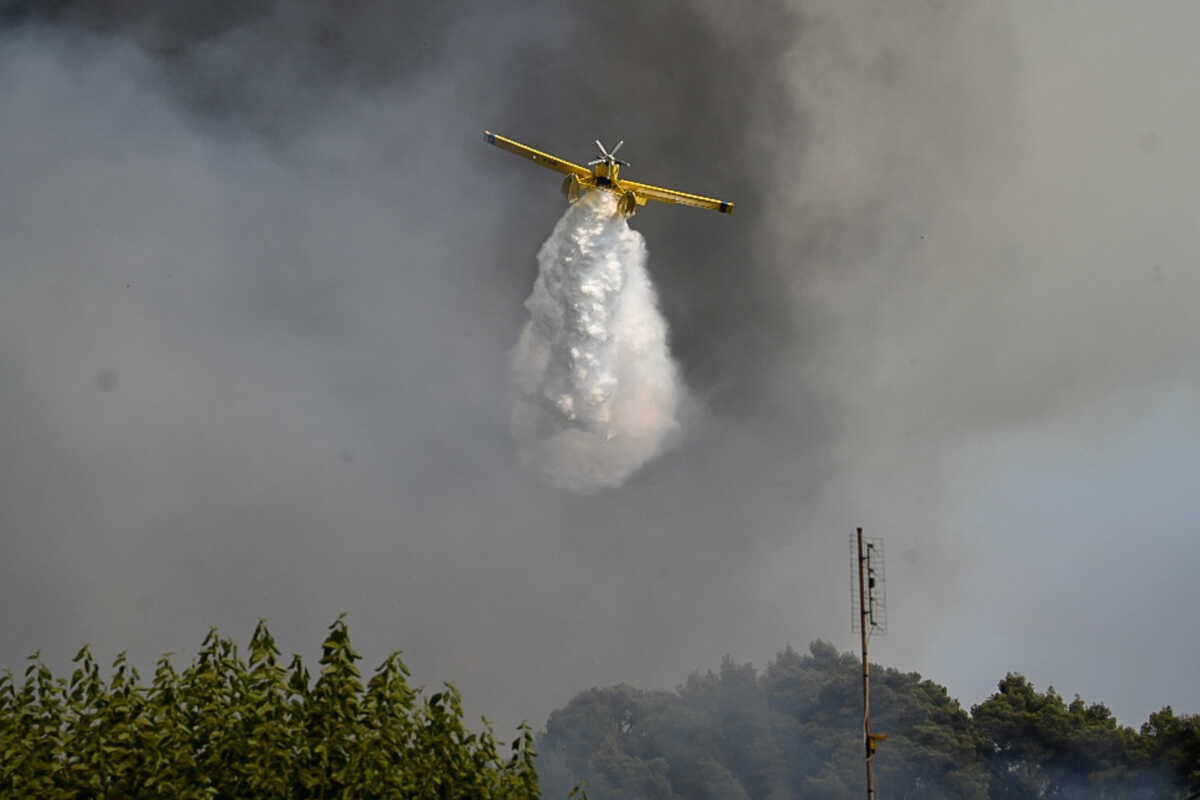 Φωτιά στη Μεσσήνη: Σηκώθηκαν αεροσκάφη και ελικόπτερα