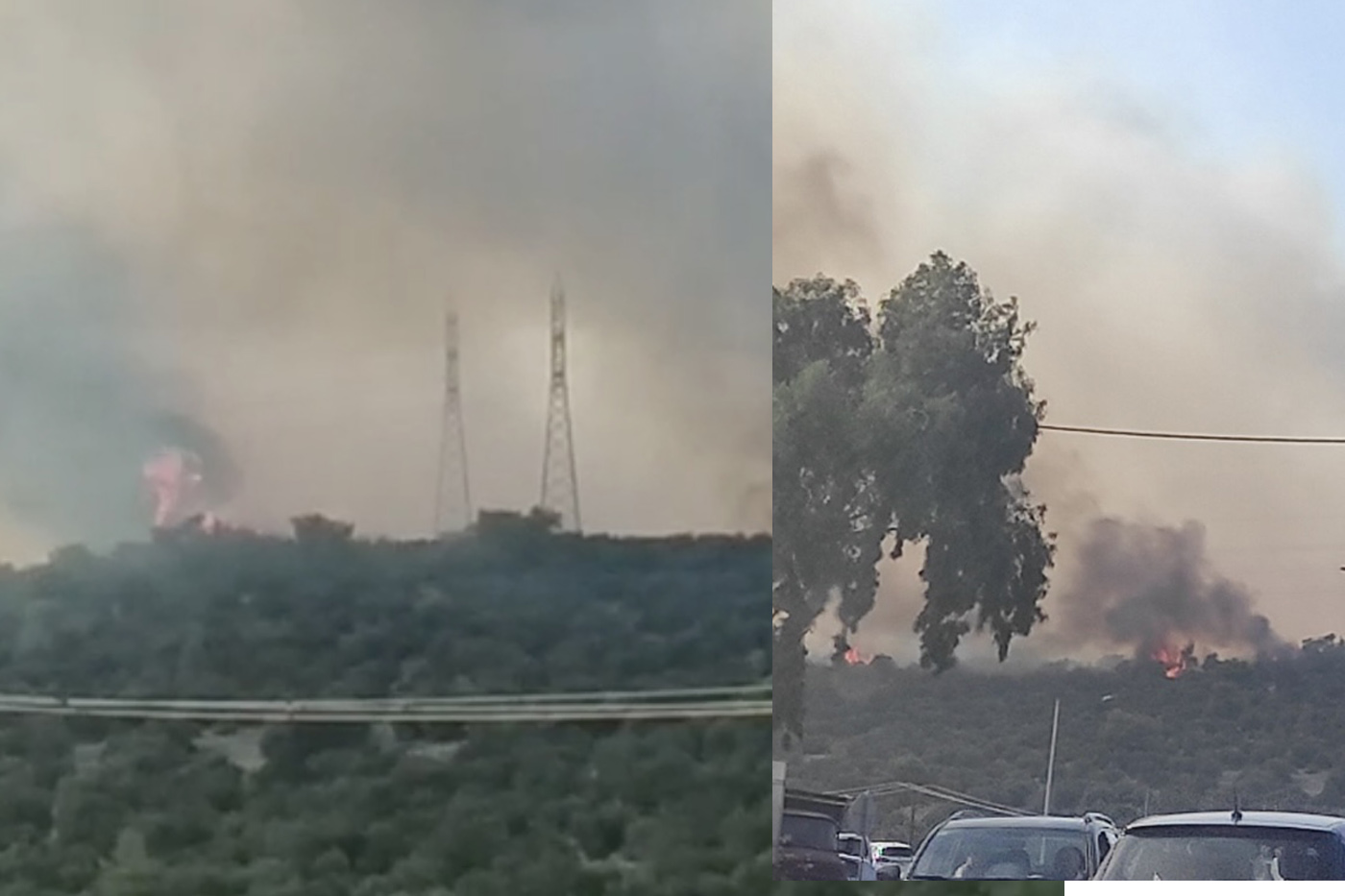 Φωτιά στη Μάνδρα – Επίγειες και εναέριες δυνάμεις στη Νέα Ζωή