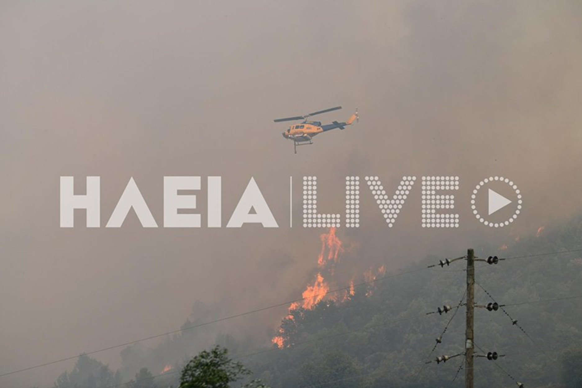 Φωτιά στην Ηλεία: Μάχη να μην περάσει στον Λάτα – Μεγάλος κίνδυνος για ξέσπασμα νέας πυρκαγιάς