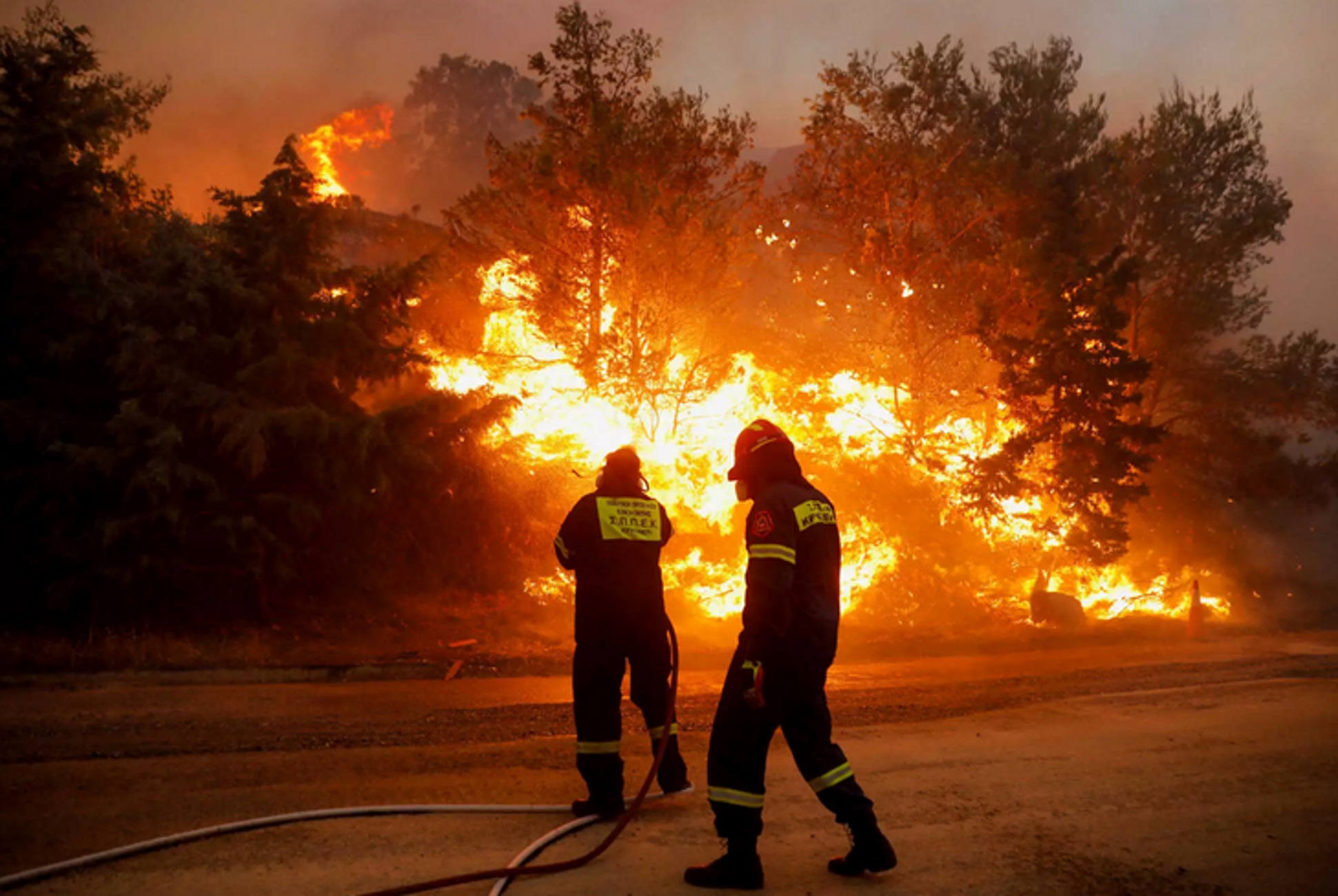 Φωτιά στη Θεσπρωτία μέσα στον οικισμό Σαγιάδα