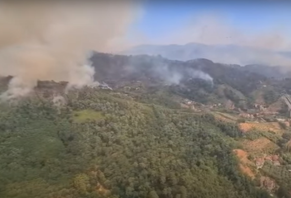 Φωτιά στην Ιταλία: Πυρκαγιά σε δάσος έξω από την πόλη Λούκα – Απομακρύνονται οι κάτοικοι