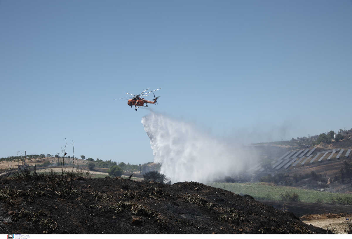 Φωτιά στον Έβρο – Σηκώθηκαν δύο αεροσκάφη και ένα ελικόπτερο