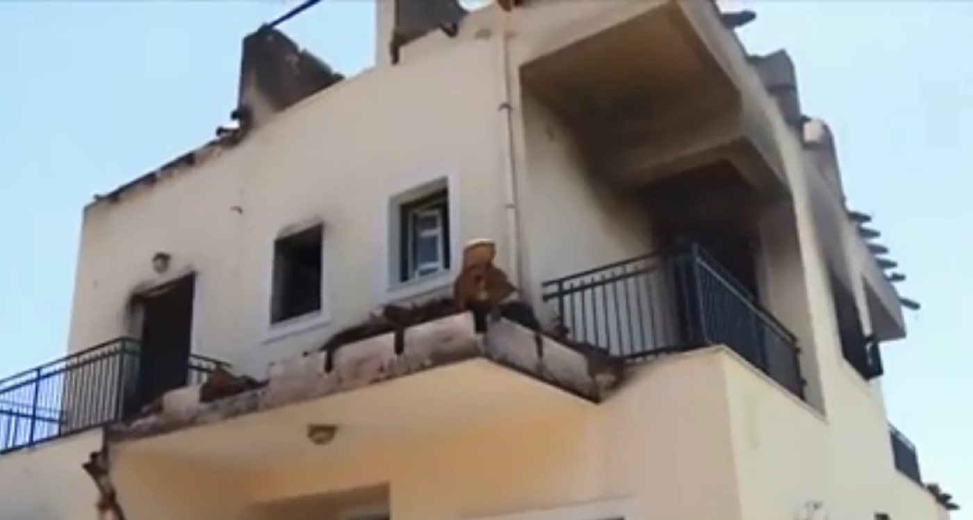 Φωτιά στην Πεντέλη: Κάηκε το σπίτι της Ελένης Γερασιμίδου στην Παλλήνη