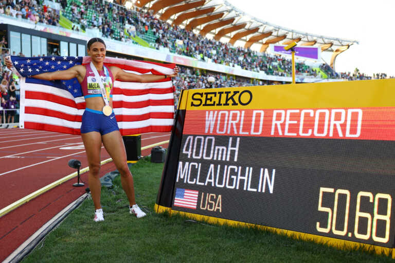 Έσπασε τα χρονόμετρα η ΜακΛάφλιν - Απίστευτο παγκόσμιο ρεκόρ στα 400 μέτρα εμπόδια
