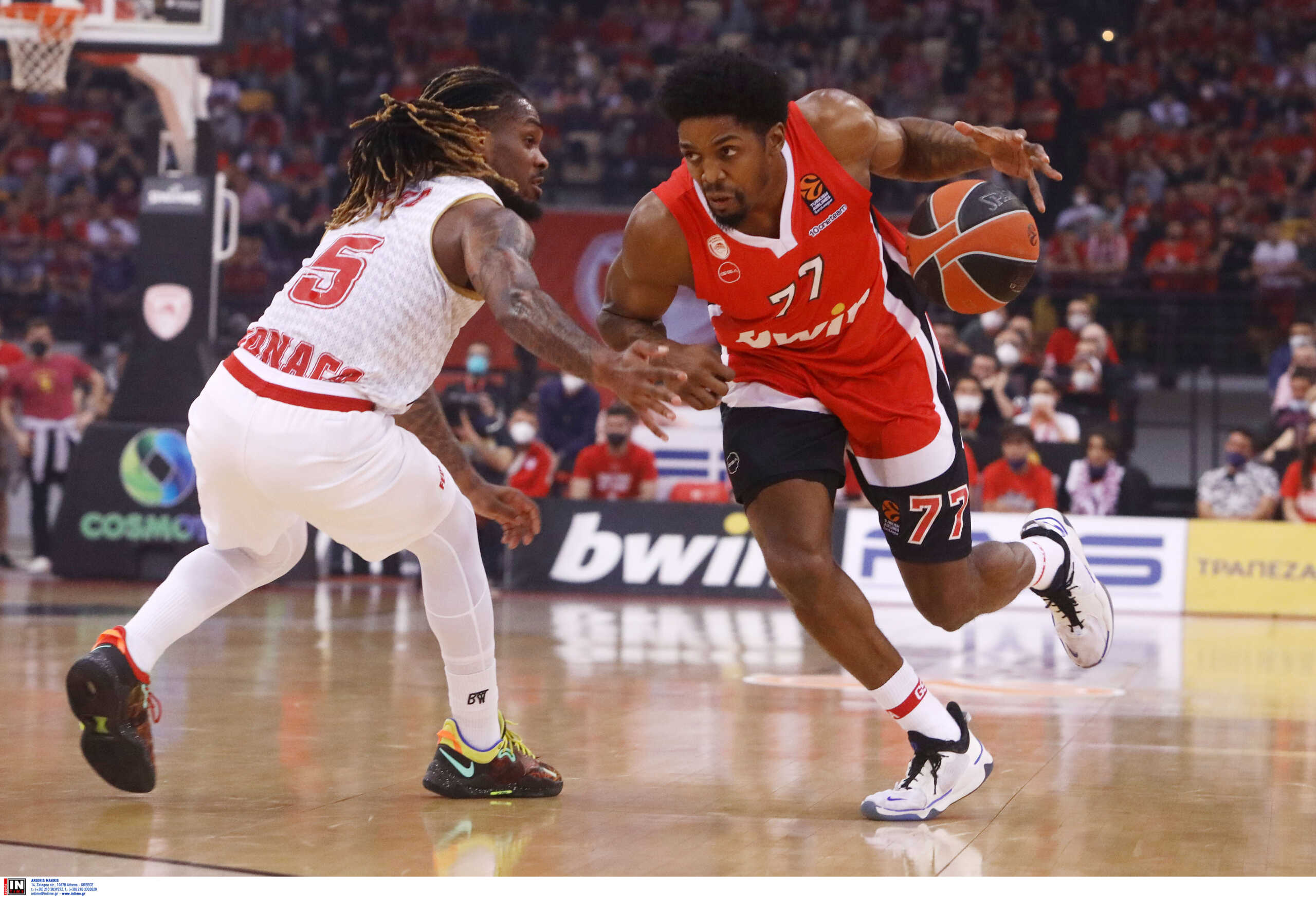 OLYMPIAKOS MONACO EUROLEAGUE  LEE MCKISSIC
