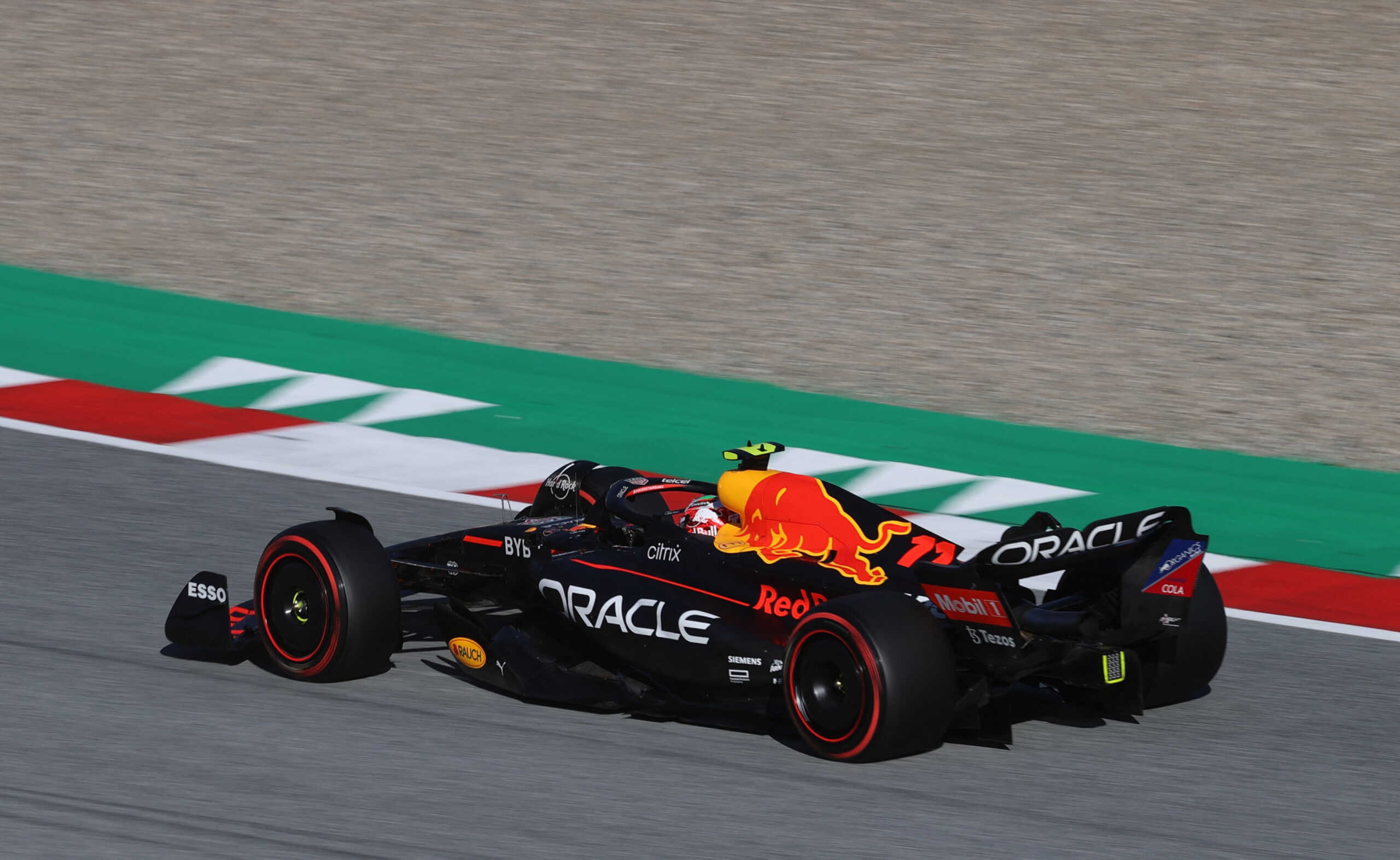 Formula One F1 - Austrian Grand Prix - Red Bull Ring, Spielberg, Austria - July 8, 2022 Red Bull's Sergio Perez in action during qualifying REUTERS