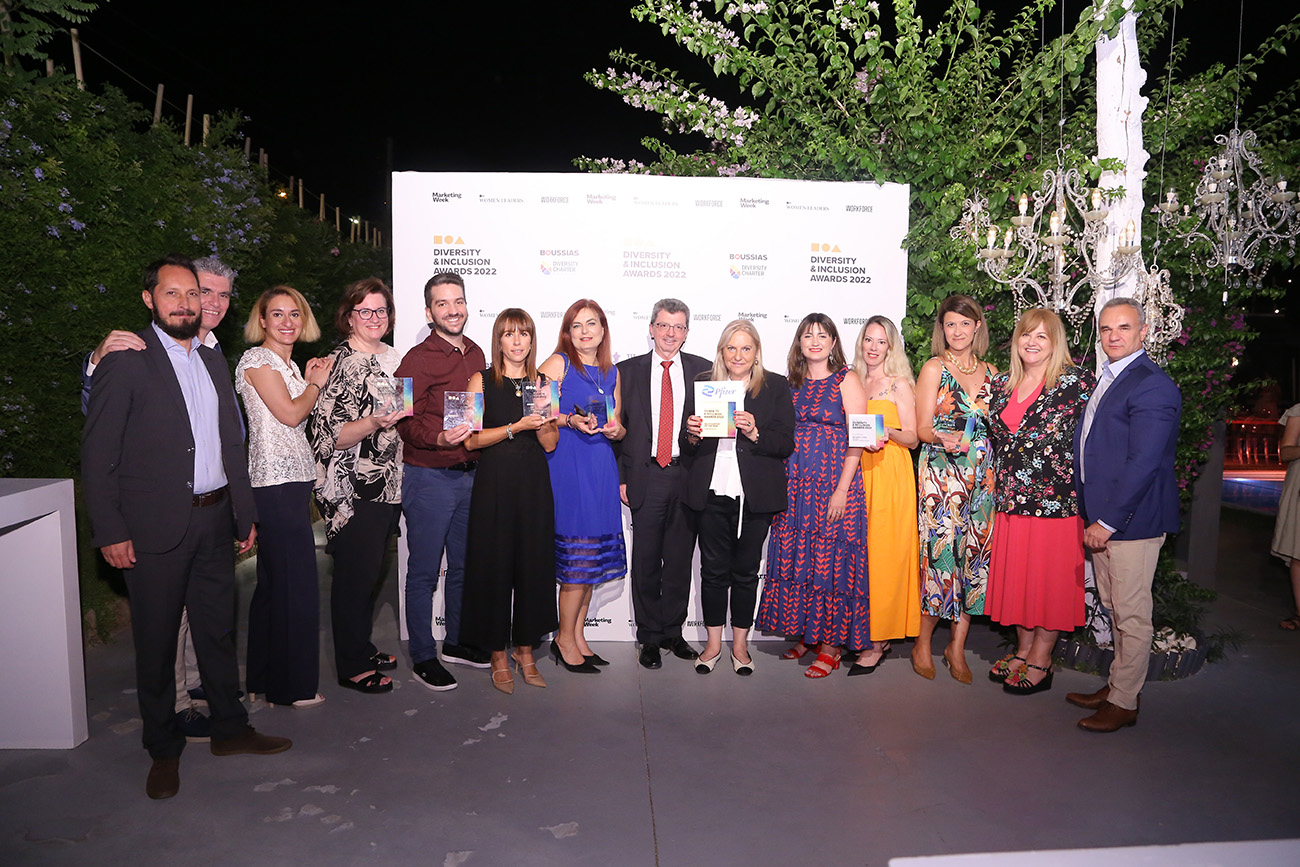 Η Pfizer Hellas κορυφαία εταιρεία στη Διαφορετικότητα & Συμπερίληψη στα βραβεία «Diversity & Inclusion Awards 2022»