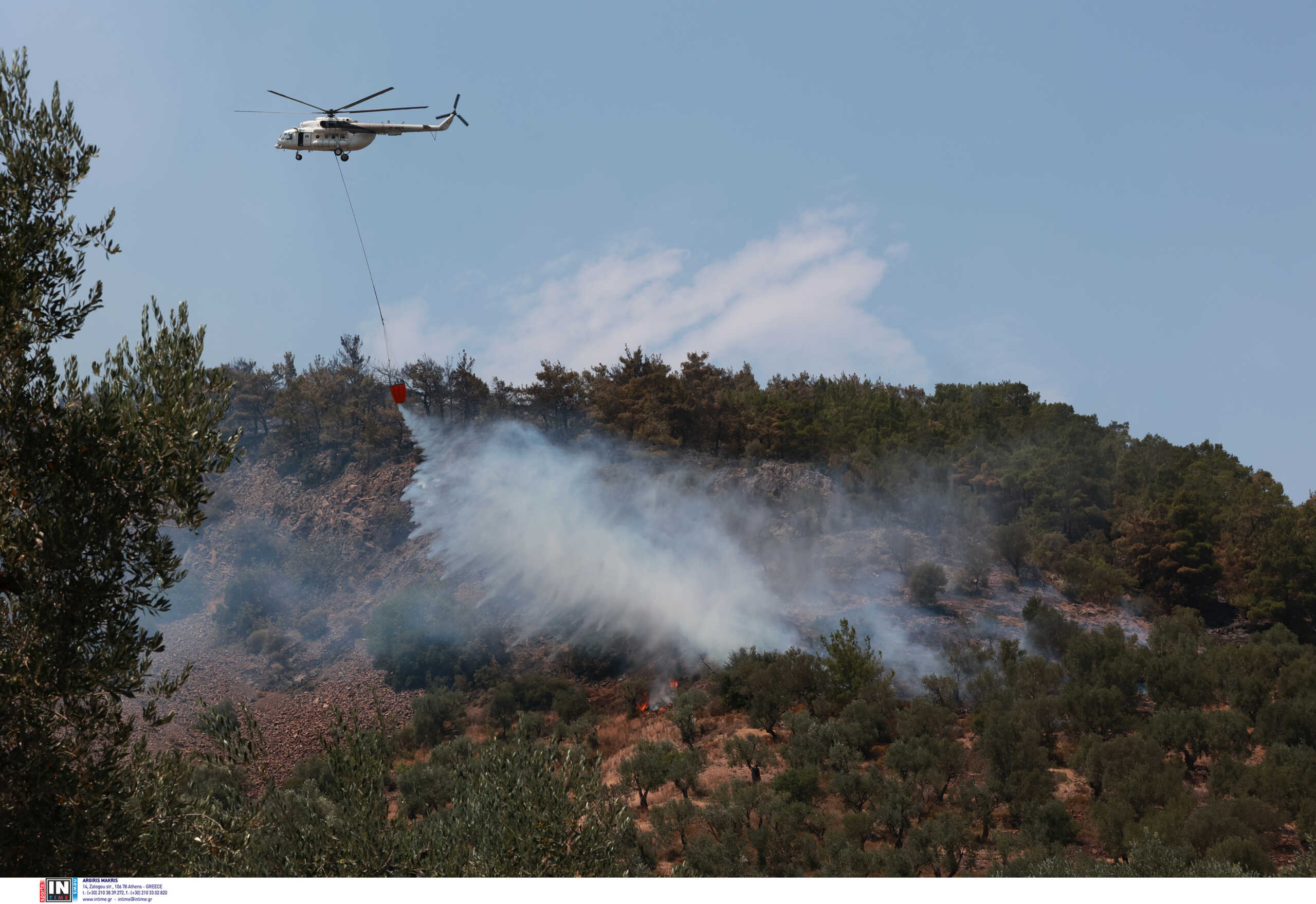 Φωτιά στη Λέσβο: Περιορίστηκε στη Ρογκάδα – Υπό έλεγχο σε Βρίσα και Σταυρό – Αγωνία για την ενίσχυση των ανέμων