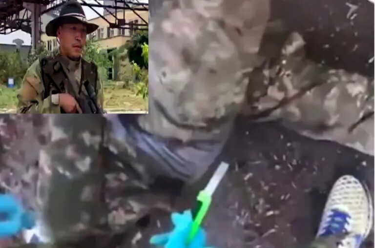 Αυτός είναι ο Ρώσος στρατιώτης που ευνούχισε Ουκρανό αιχμάλωτο με χαρτοκόπτη! Προσοχή! Σκληρές εικόνες