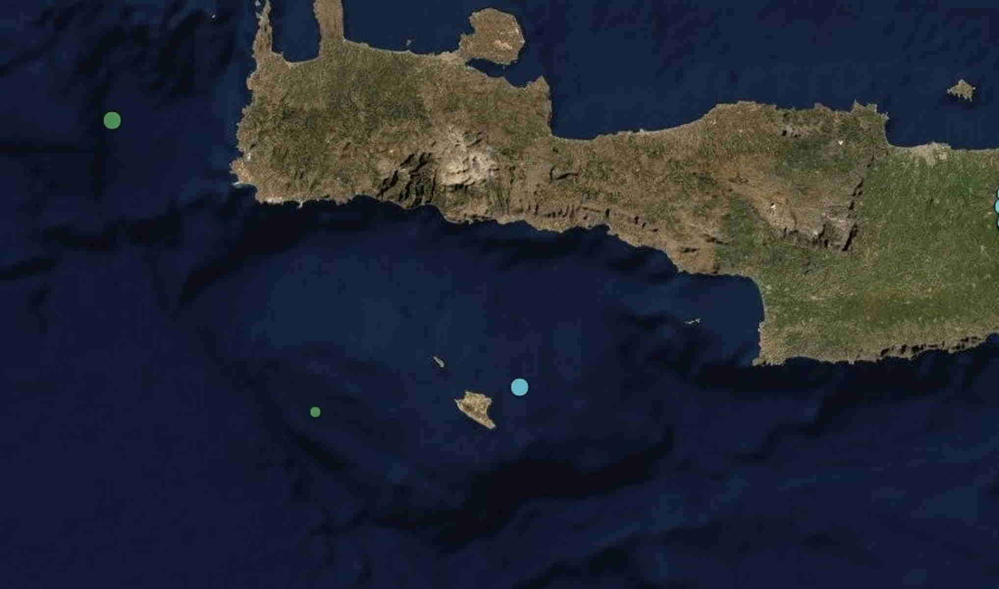 Σεισμός στη Γαύδο – Επίκεντρο στη θάλασσα