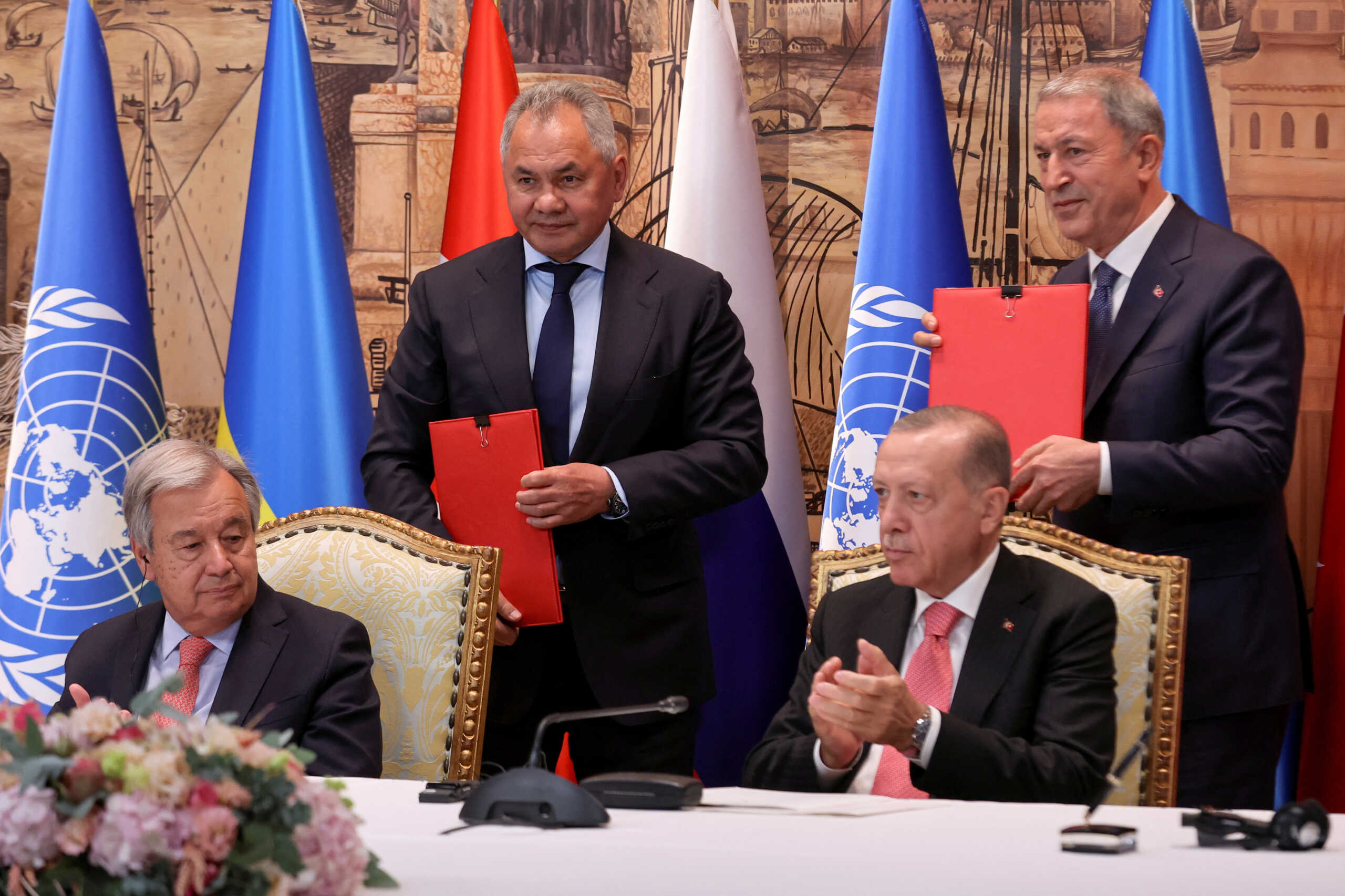 Συμφωνία Ρωσίας – Ουκρανίας για τα σιτηρά στην Κωνσταντινούπολη