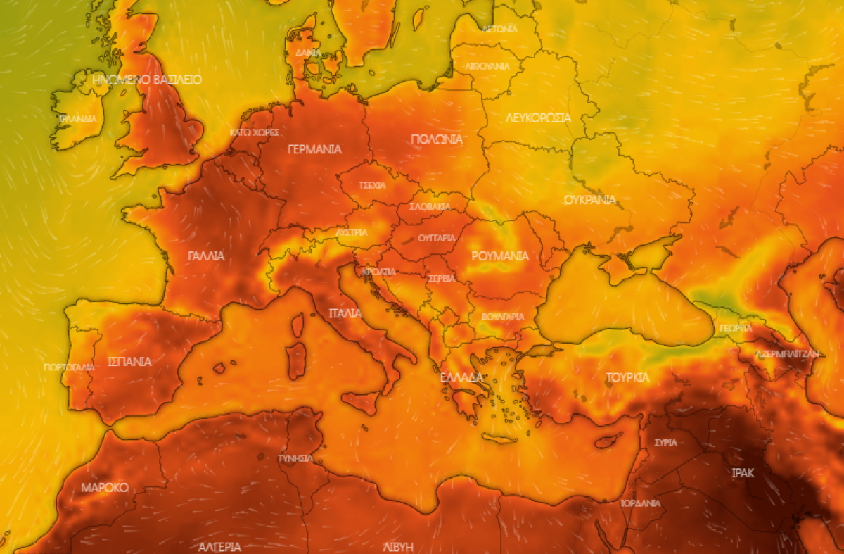 Καύσωνας στην Ευρώπη: Ακραίες θερμοκρασίες μέχρι και την Τρίτη