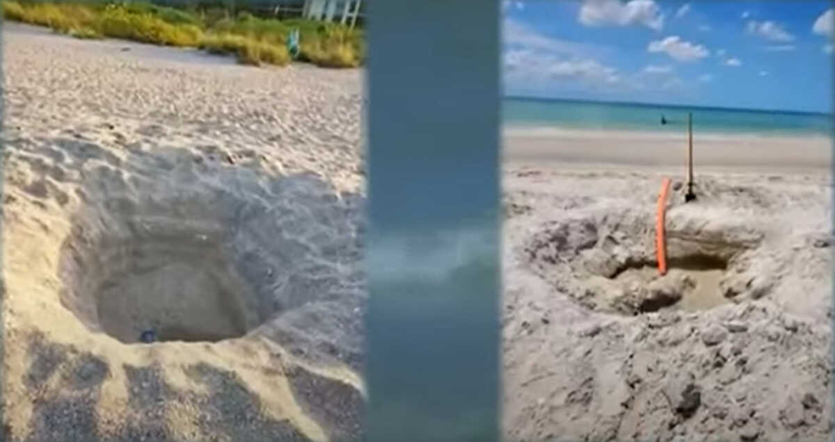 Φλόριντα: Σε… «παιχνίδι» του TikTok οφείλονται οι μεγάλες επικίνδυνες τρύπες στις παραλίες