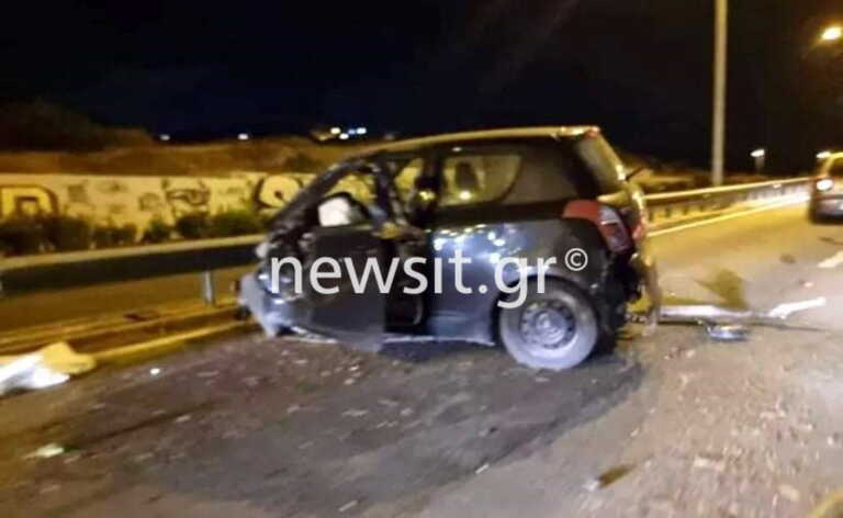 Τροχαίο στη Λεωφόρο Μαραθώνος – «Κόπηκε το αμάξι στα δύο και εκσφενδονίστηκε στα 30 μέτρα»