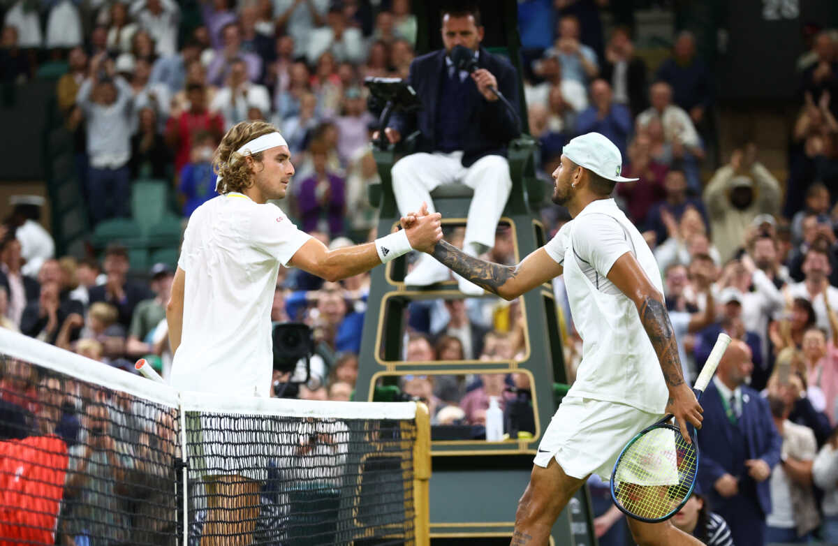 Κύργιος – Τσιτσιπάς: Τα highlights του επεισοδιακού αγώνα στο Wimbledon