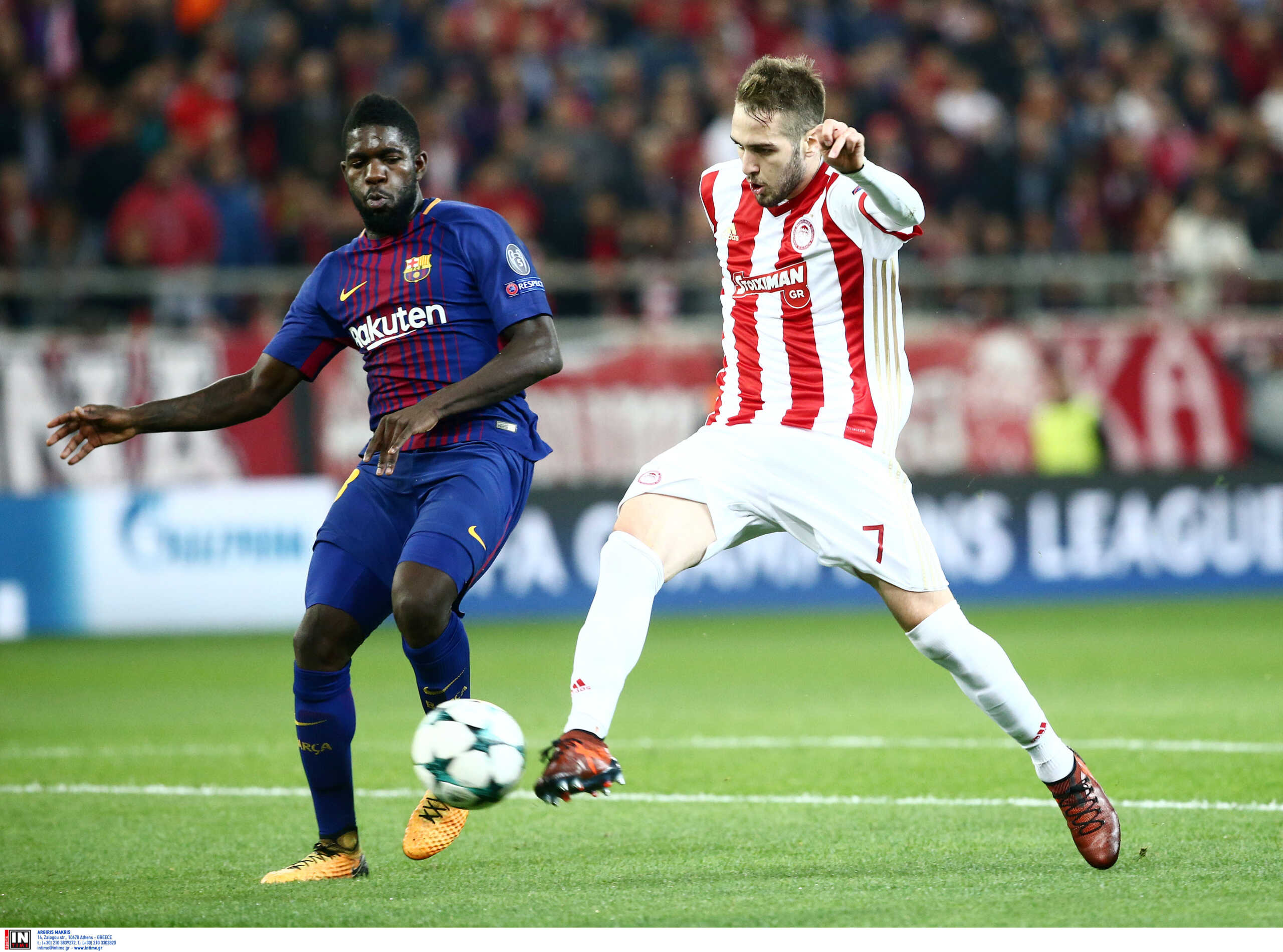 «Βόμβα» από το ESPN: «Ο Ολυμπιακός έχει ραντεβού με την Μπαρτσελόνα για τον Ουμτιτί»