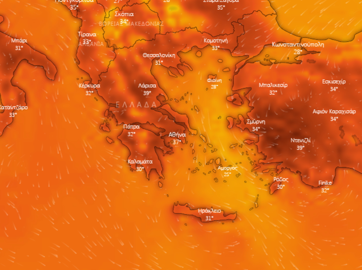 Καιρός – Meteo: Καύσωνας διαρκείας με 40°C μέχρι το τέλος του μήνα