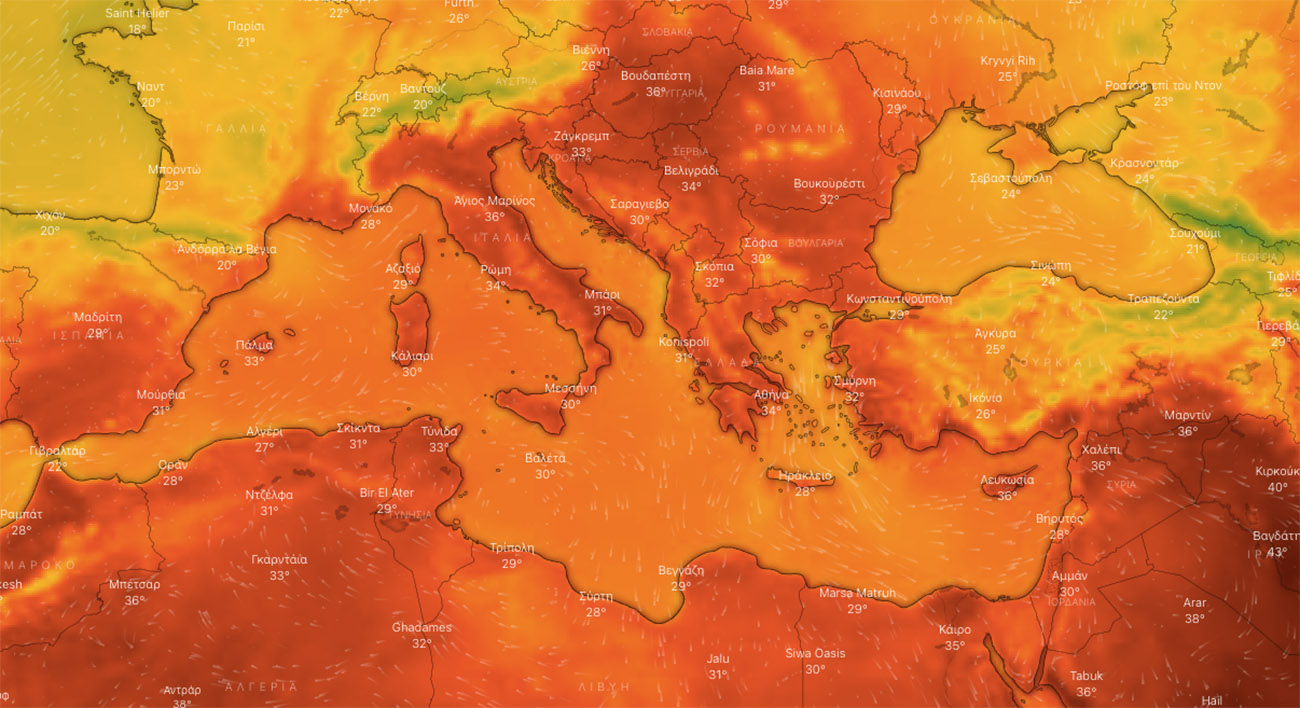 Καιρός – καύσωνας: Θερμοκρασίες φωτιά που ήρθαν για να μείνουν