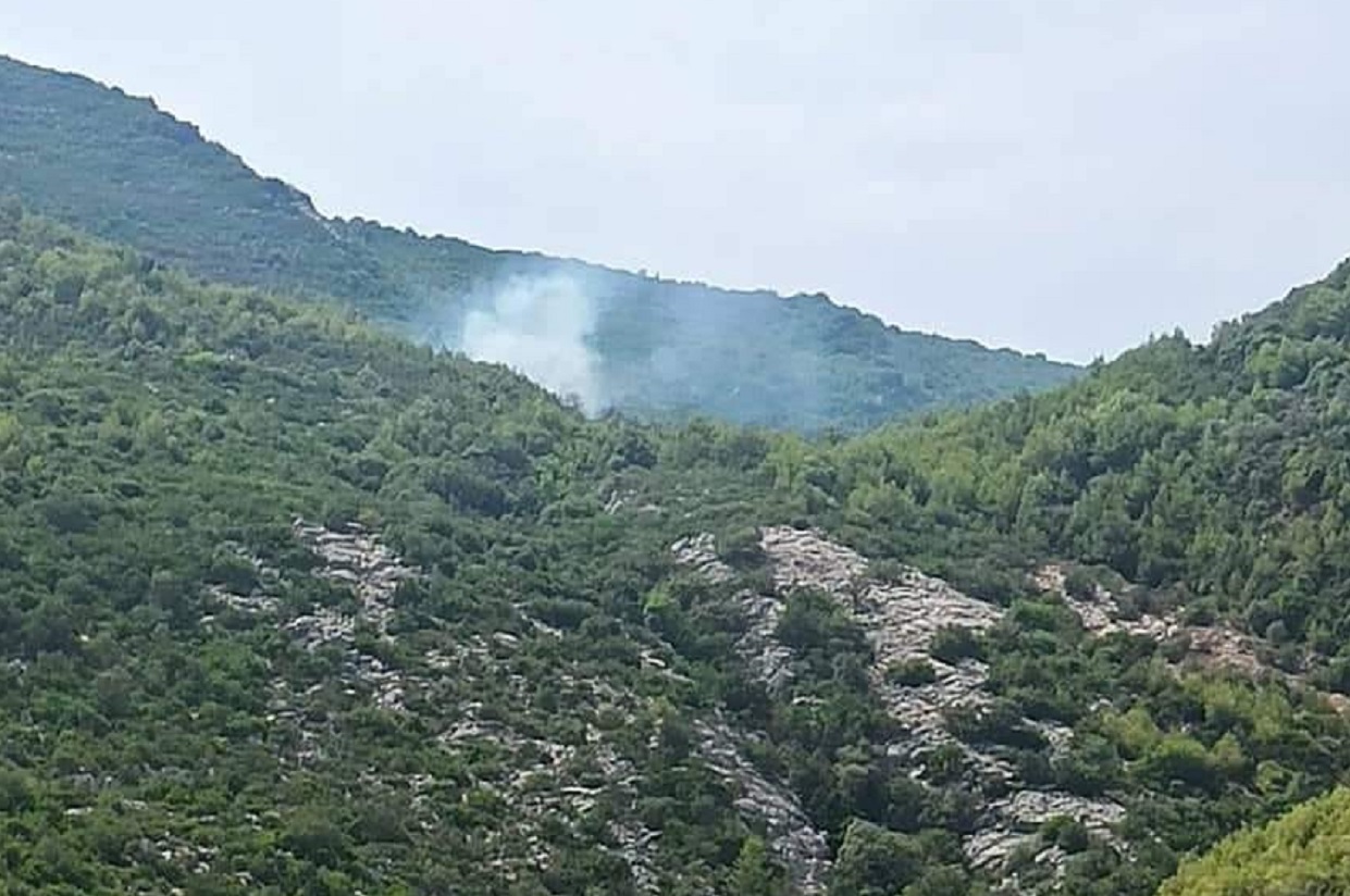 Φωτιά στη Ζαχάρω στην περιοχή Σμέρνα