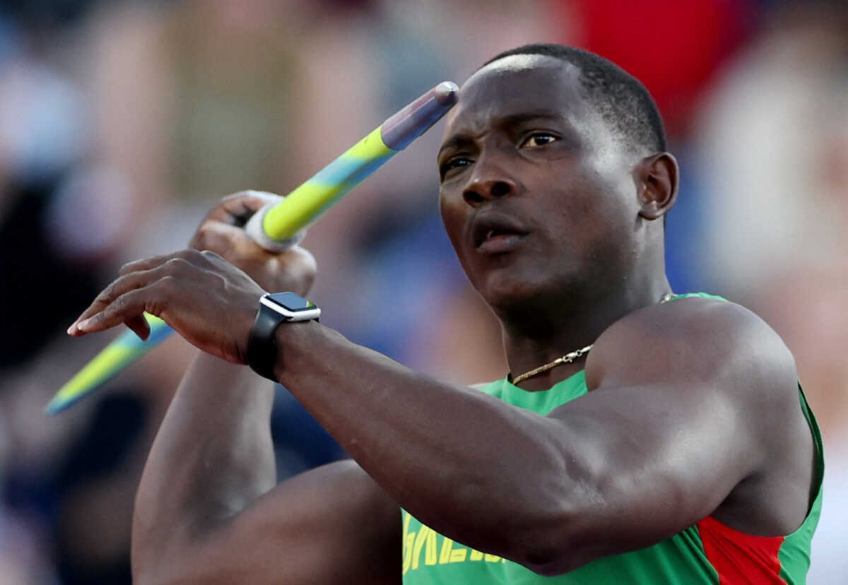 Commonwealth Games - Athletics - Men's Javelin Throw - Final - Alexander Stadium, Birmingham, Britain - August 7, 2022 Grenada's Anderson Peters in action REUTERS