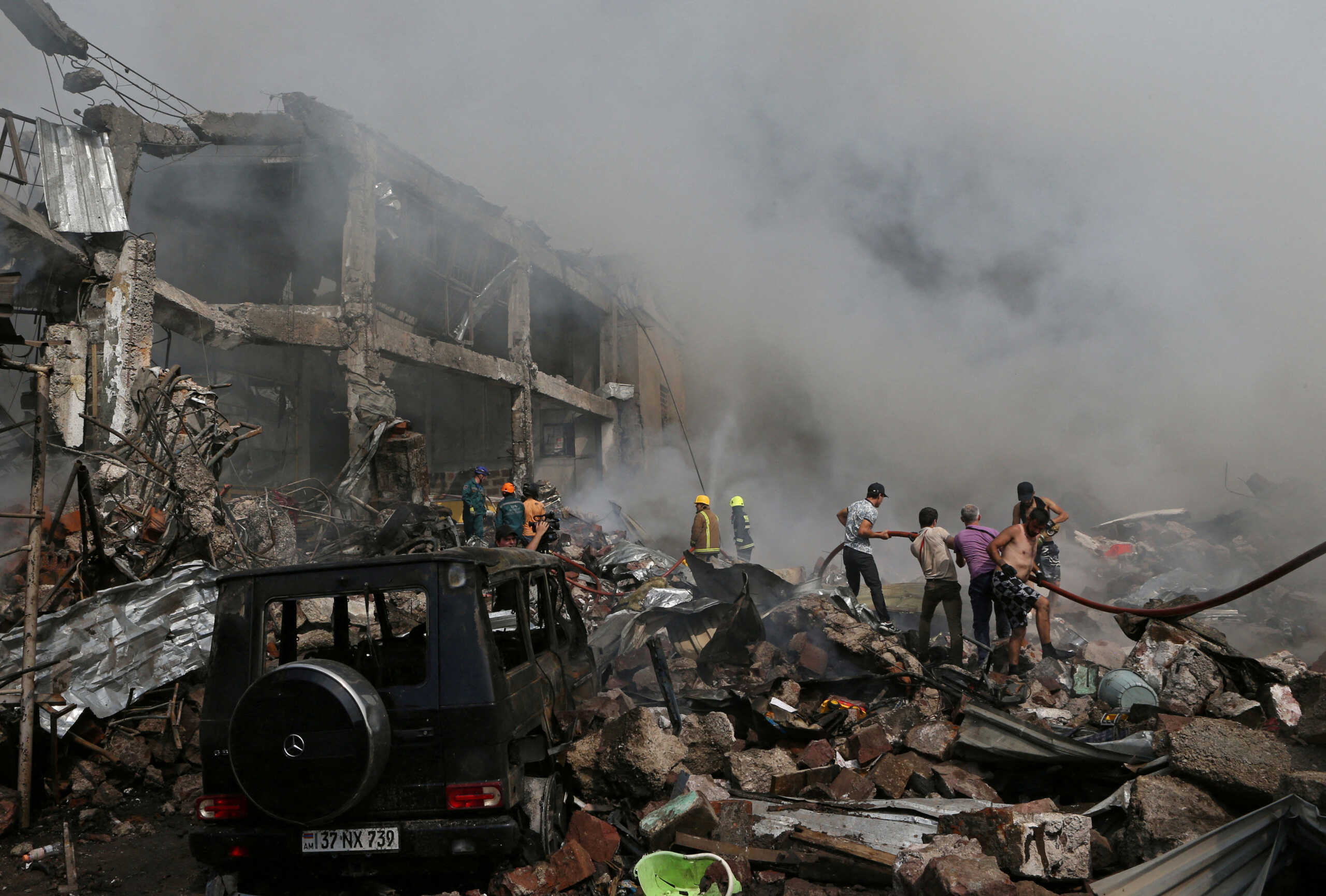 Έκρηξη σε εμπορικό κέντρο στην Αρμενία: Τους 5 έφθασαν οι νεκροί