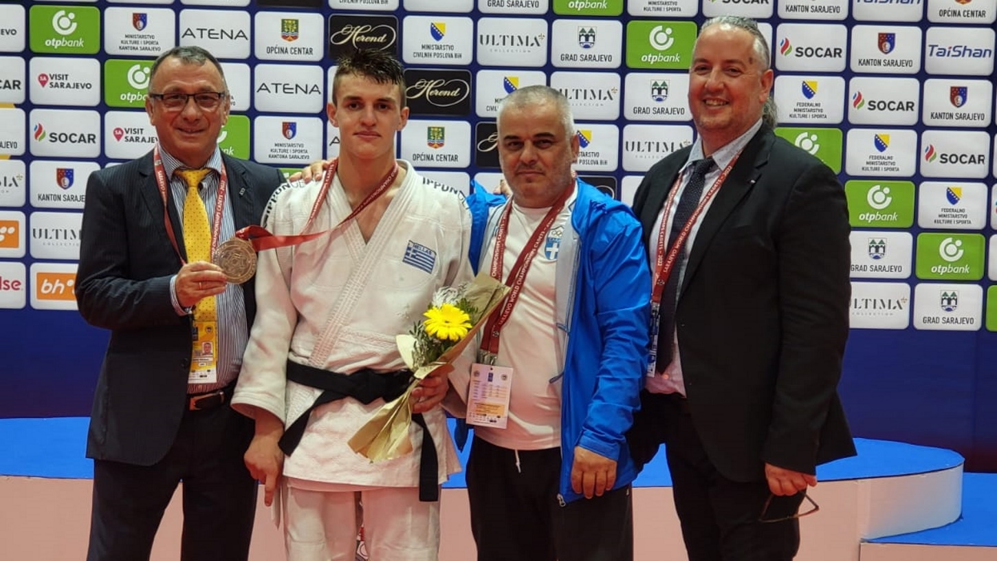 Χάλκινο μετάλλιο ο Δημήτρης Γιαννόπουλος στο Παγκόσμιο πρωτάθλημα U18 του Σεράγεβο