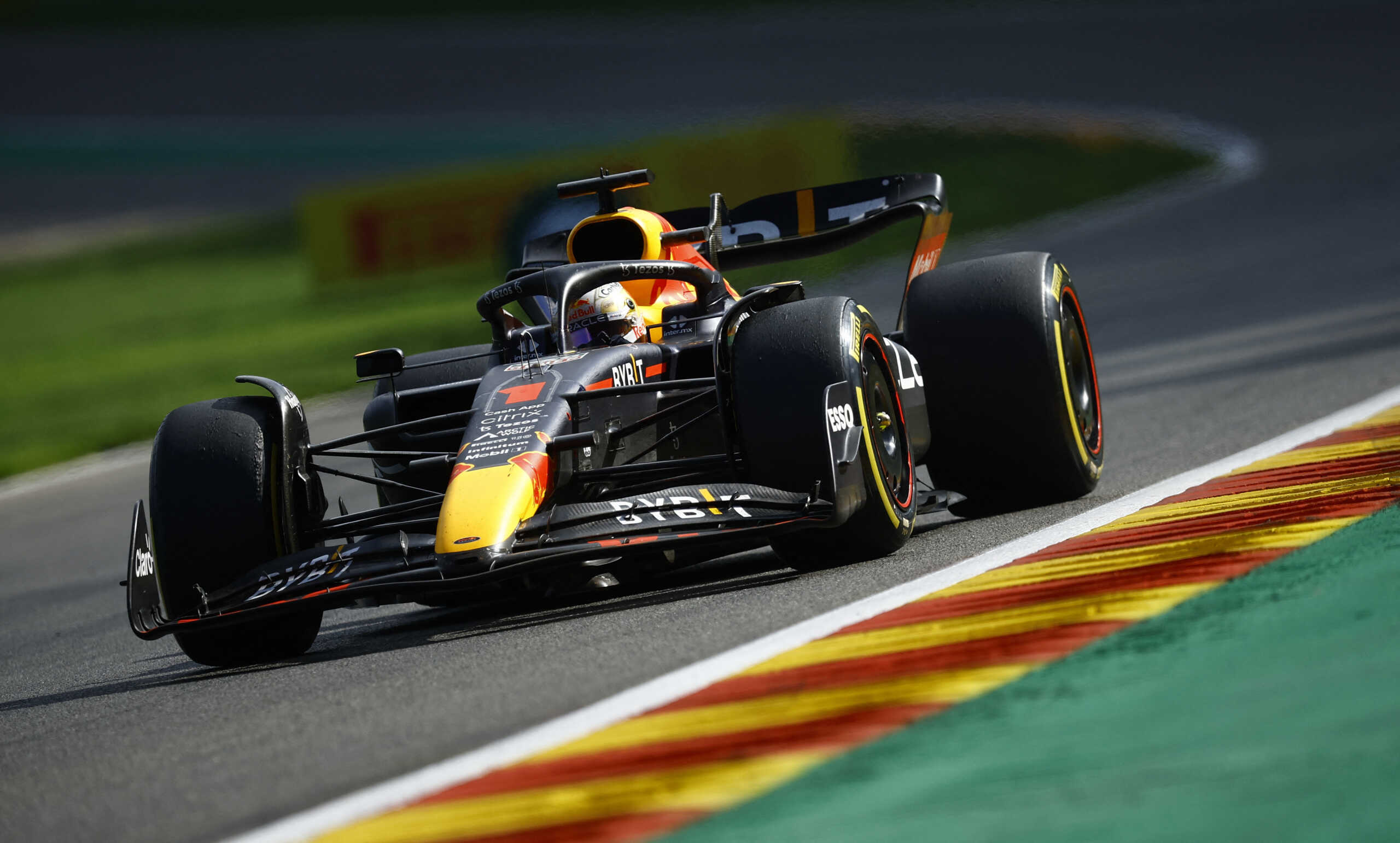 Formula One F1 - Belgian Grand Prix - Spa-Francorchamps, Spa, Belgium - August 28, 2022 Red Bull's Max Verstappen in action Pool via REUTERS