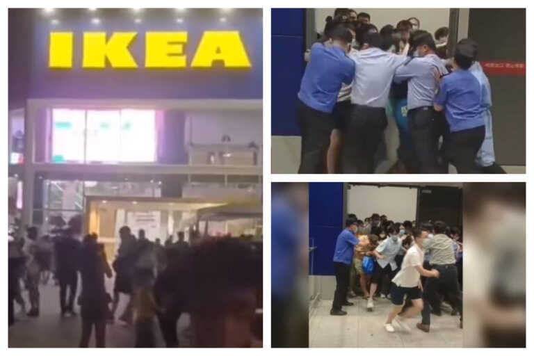 Εικόνες χάους σε κατάστημα Ikea στην Σαγκάη μετά από ανακοίνωση για «λουκέτο» λόγω κορονοϊού - Έτρεχαν πανικόβλητοι στις εξόδους