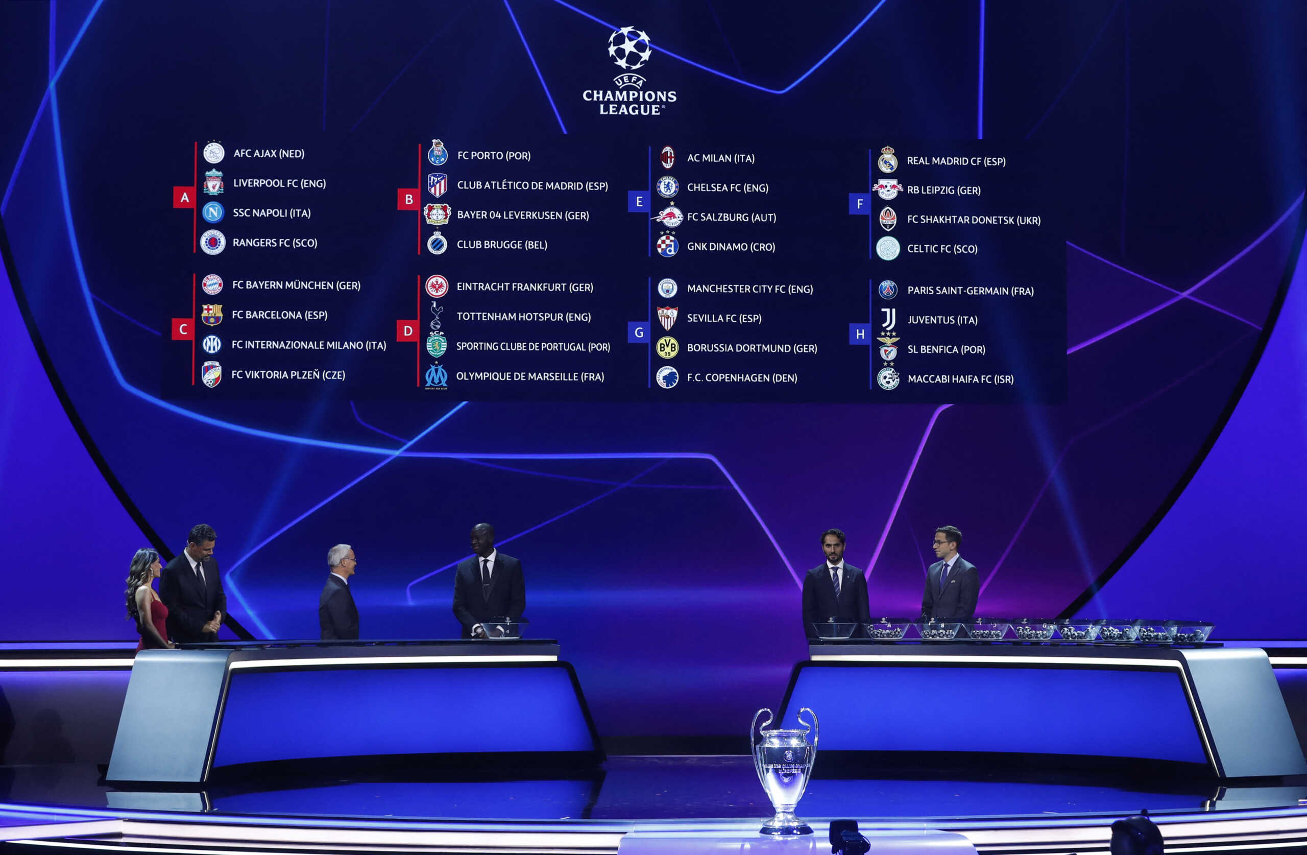 Κλήρωση Champions League: Αυτοί είναι οι 8 όμιλοι της διοργάνωσης για τη σεζόν 2022-23