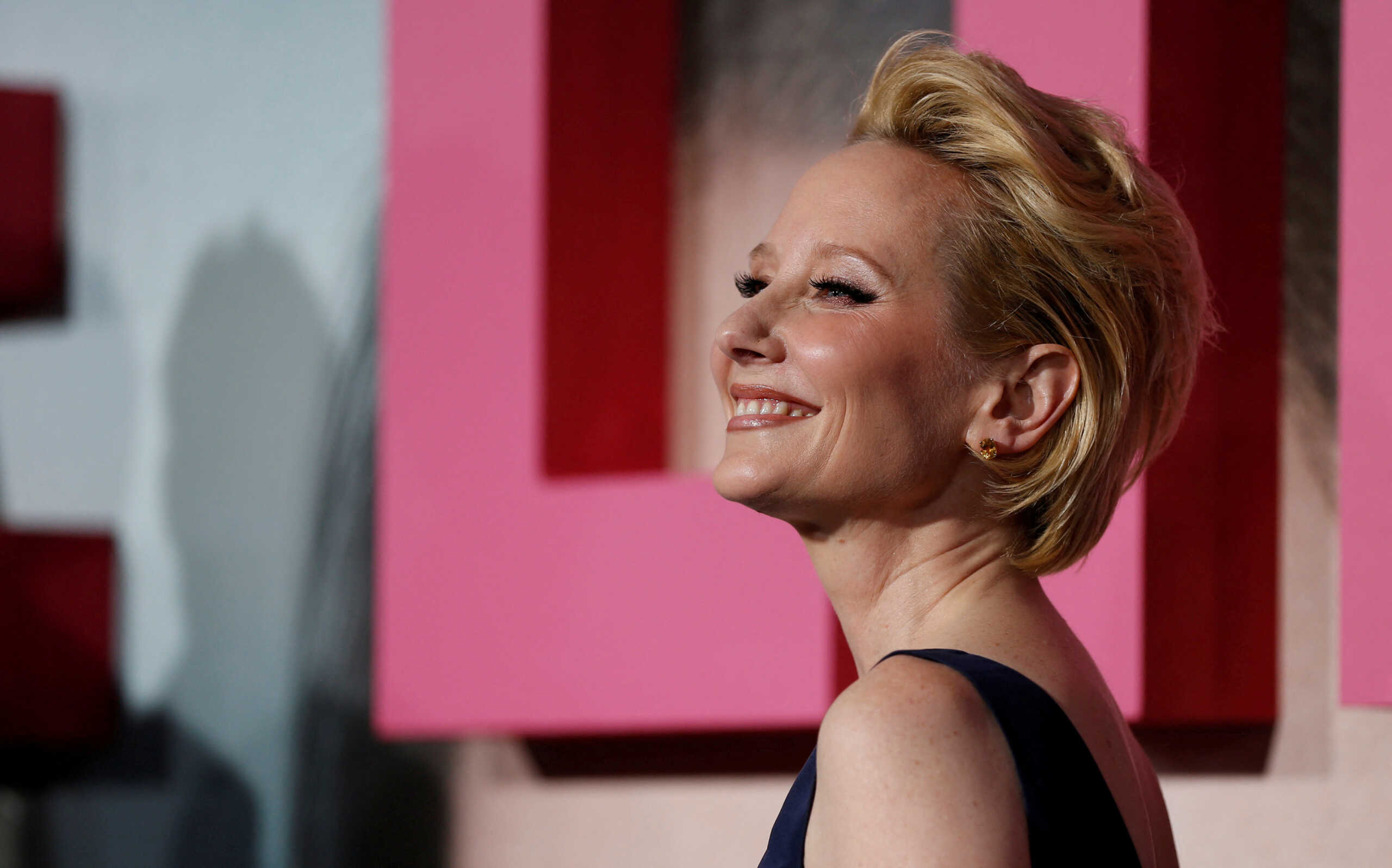 FILE PHOTO: Actor Anne Heche poses at the premiere of the HBO television series "Big Little Lies" in Los Angeles, California, U.S., February 7, 2017. REUTERS