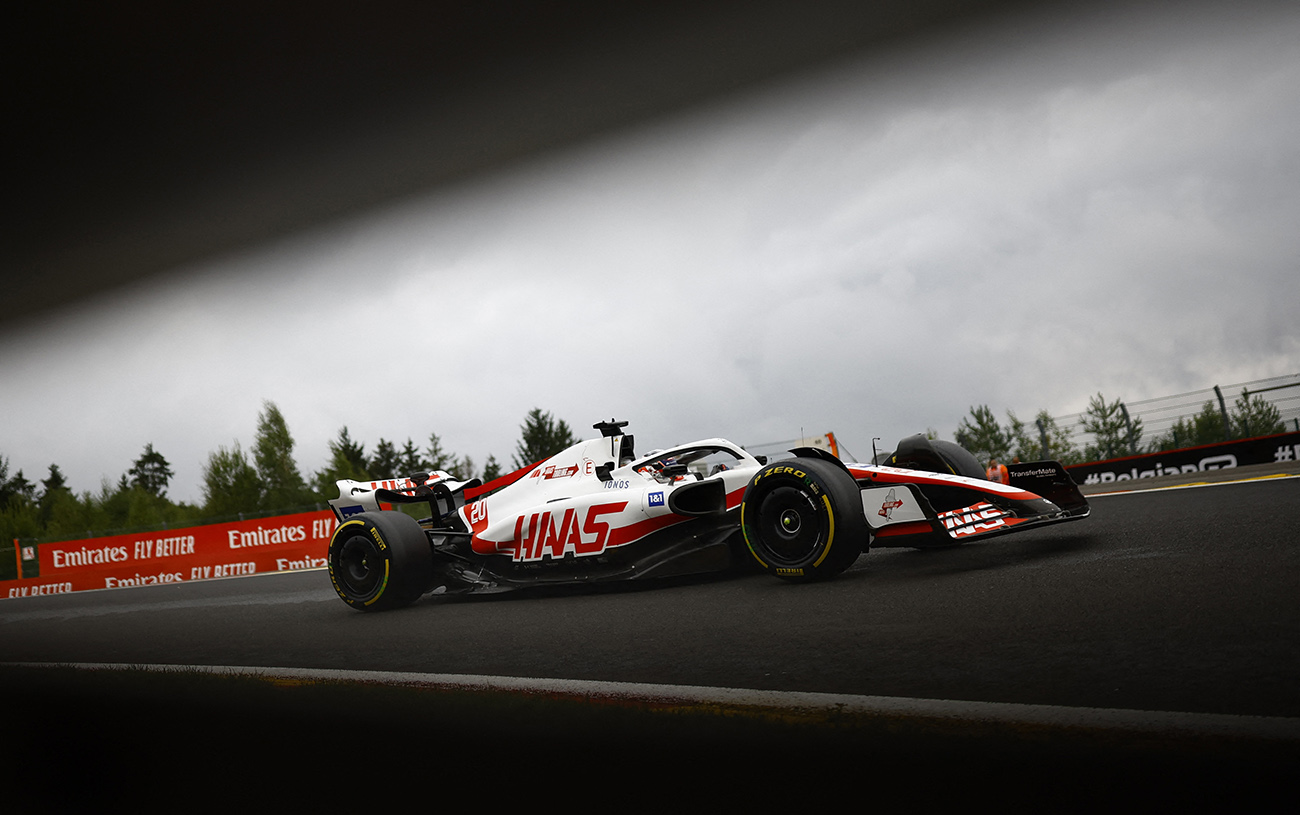 Formula One F1 - Belgian Grand Prix - Spa-Francorchamps, Spa, Belgium - August 26, 2022 
Haas' Kevin Magnussen in action during practice REUTERS