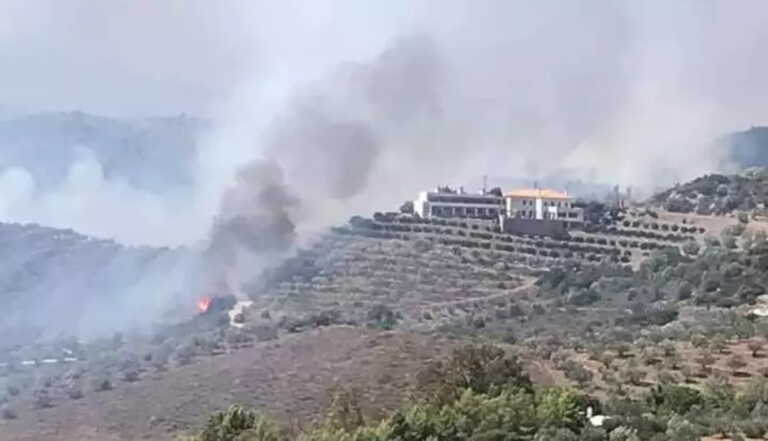 Φωτιά στα Πυργιώτικα Ναυπλίου! Απειλούνται σπίτια, εκκενώθηκε ξενοδοχείο