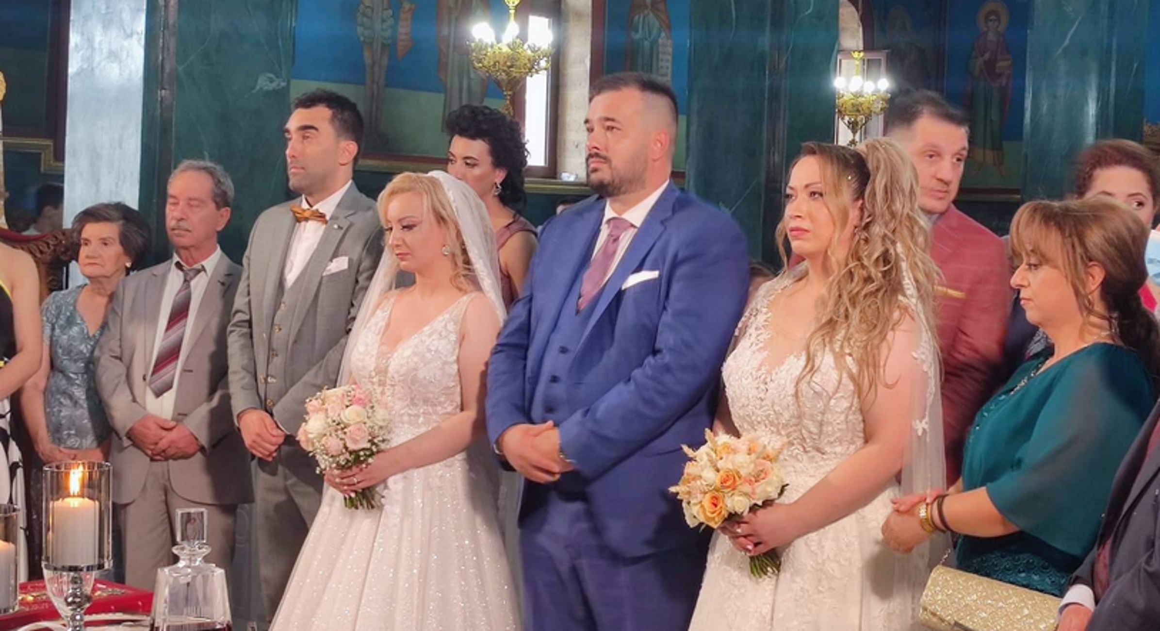 Κοζάνη: Διπλός γάμος με 2 αδερφές να παντρεύονται ταυτόχρονα δύο πρώτα ξαδέρφια – Δείτε τις εικόνες