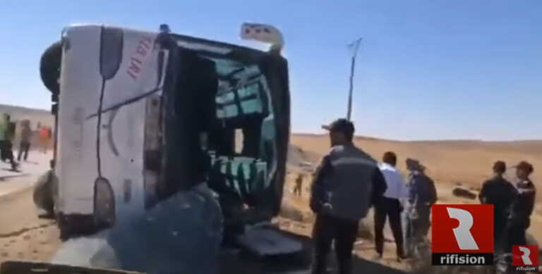 Deadly traffic accident in Morocco after a bus overturned